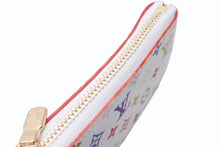 画像をギャラリービューアに読み込む, 新品未使用 LOUIS VUITTON ルイヴィトン LVxTM スマホ フォンホルダー 村上隆 2025SS ホワイト マルチカラー PVC ゴールド金具 中古 4b005530