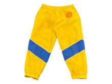 画像をギャラリービューアに読み込む, GUCCI グッチ ナイロンパンツ ロゴ キッズサイズ 546838 イタリア製 ナイロン イエロー ブルー オレンジ サイズ36m 美品 中古 4b005532