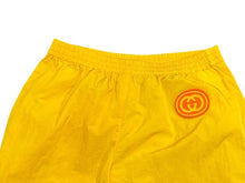 画像をギャラリービューアに読み込む, GUCCI グッチ ナイロンパンツ ロゴ キッズサイズ 546838 イタリア製 ナイロン イエロー ブルー オレンジ サイズ36m 美品 中古 4b005532