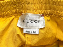 画像をギャラリービューアに読み込む, GUCCI グッチ ナイロンパンツ ロゴ キッズサイズ 546838 イタリア製 ナイロン イエロー ブルー オレンジ サイズ36m 美品 中古 4b005532