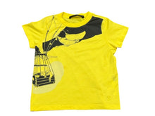 画像をギャラリービューアに読み込む, LOUIS VUITTON ルイヴィトン 気球デザイン キッズＴシャツ RM111K MSJR99JE9 イタリア製 希少 コットン イエロー サイズ4 美品 中古 4b005533