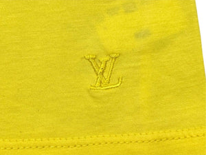 LOUIS VUITTON ルイヴィトン 気球デザイン キッズＴシャツ RM111K MSJR99JE9 イタリア製 希少 コットン イエロー サイズ4 美品 中古 4b005533