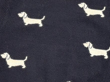 Load image into Gallery viewer, 極美品 THOM BROWNE トムブラウン ニット・セーター ネイビー ホワイト コットン ナイロン FKA444A-Y3006-415 中古 4b005537