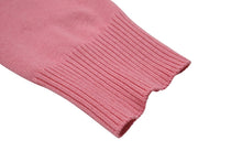 画像をギャラリービューアに読み込む, 極美品 HERMES エルメス ワンピース ニット ピンク レッド シルク コットン 34 (XS相当) 中古 4b005538