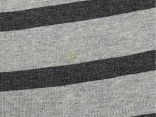 画像をギャラリービューアに読み込む, HERMES エルメス プルオーバーフーディー パーカー サイズ34 プリント グレー ボーダー柄 ロング丈 美品 中古 4b005539