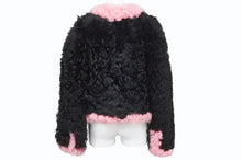 画像をギャラリービューアに読み込む, 極美品 CHANEL シャネル ラムファージャケット ココマーク 2021 ピンク ブラック サイズ34 P71634C63182 中古 4b005543