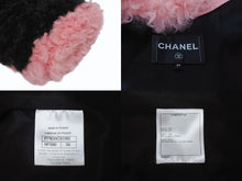 画像をギャラリービューアに読み込む, 極美品 CHANEL シャネル ラムファージャケット ココマーク 2021 ピンク ブラック サイズ34 P71634C63182 中古 4b005543