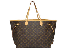 画像をギャラリービューアに読み込む, 極美品 LOUIS VUITTON ルイヴィトン ネヴァーフルGM トートバッグ M40992 モノグラム キャンバス ブラウン 中古 4b005546