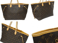 画像をギャラリービューアに読み込む, 極美品 LOUIS VUITTON ルイヴィトン ネヴァーフルGM トートバッグ M40992 モノグラム キャンバス ブラウン 中古 4b005546