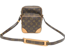 画像をギャラリービューアに読み込む, LOUIS VUITTON ルイヴィトン アマゾン ショルダーバッグ モノグラム M45236 ブラウン ゴールド金具 美品 中古 4b005547