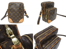 画像をギャラリービューアに読み込む, LOUIS VUITTON ルイヴィトン アマゾン ショルダーバッグ モノグラム M45236 ブラウン ゴールド金具 美品 中古 4b005547