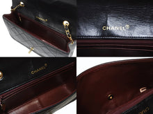 画像をギャラリービューアに読み込む, CHANEL シャネル マトラッセ25 ダイアナ Sフラップ Sチェーンショルダーバッグ 7番台 ココマーク ラムスキン ブラック 美品 中古 4b005549