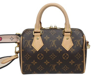 Load image into Gallery viewer, 新品同様 LOUIS VUITTON ルイヴィトン ハンドバッグ M46234 スピーディバンドリエール 20 ブラウン モノグラム 中古 4b005552