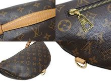 画像をギャラリービューアに読み込む, LOUIS VUITTON ルイヴィトン ボディバッグ M43644 バムバッグ ブラウン モノグラムキャンバス 美品 中古 4b005557