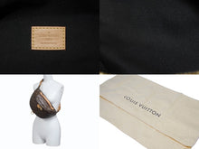 画像をギャラリービューアに読み込む, LOUIS VUITTON ルイヴィトン ボディバッグ M43644 バムバッグ ブラウン モノグラムキャンバス 美品 中古 4b005557