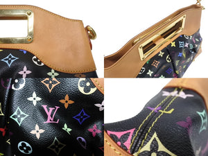 LOUIS VUITTON ルイヴィトン ショルダーバッグ ジュディMM ノワール 村上隆 M40256 モノグラムマルチカラー ブラック 美品 中古 4b005558