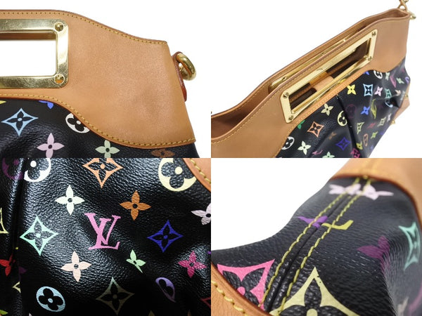 LOUIS VUITTON ルイヴィトン ショルダーバッグ ジュディMM ノワール 村上隆 M40256 モノグラムマルチカラー ブラック 美品 中古 4b005558