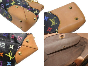 LOUIS VUITTON ルイヴィトン ショルダーバッグ ジュディMM ノワール 村上隆 M40256 モノグラムマルチカラー ブラック 美品 中古 4b005558