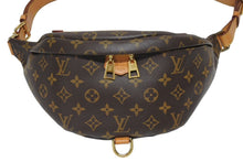 画像をギャラリービューアに読み込む, LOUIS VUITTON ルイヴィトン ボディバッグ M43644 バムバッグ ブラウン モノグラムキャンバス 美品 中古 4b005561