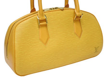 Load image into Gallery viewer, LOUIS VUITTON ルイヴィトン ジャスミン エピ ハンドバッグ M52089ゴールド金具 タッシリ イエロー 美品 中古 4b005566