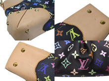 画像をギャラリービューアに読み込む, 極美品 LOUIS VUITTON ルイヴィトン ショルダーバッグ ジュディMM ノワール 村上隆 M40256 モノグラムマルチカラー ブラック 中古 4b005571