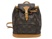 画像をギャラリービューアに読み込む, 極美品 LOUIS VUITTON ルイヴィトン ミニモンスリ リュック バックパック M51137 モノグラム ブラウン 中古 4b005578