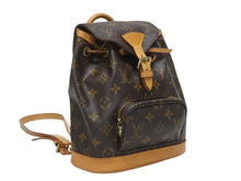 画像をギャラリービューアに読み込む, 極美品 LOUIS VUITTON ルイヴィトン ミニモンスリ リュック バックパック M51137 モノグラム ブラウン 中古 4b005578