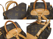 画像をギャラリービューアに読み込む, 極美品 LOUIS VUITTON ルイヴィトン ミニモンスリ リュック バックパック M51137 モノグラム ブラウン 中古 4b005578