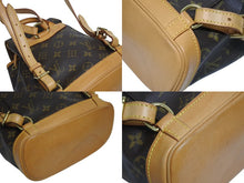画像をギャラリービューアに読み込む, 極美品 LOUIS VUITTON ルイヴィトン ミニモンスリ リュック バックパック M51137 モノグラム ブラウン 中古 4b005578