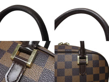 Load image into Gallery viewer, 極美品 LOUIS VUITTON ルイヴィトン ダミエ エベヌ サリア ミニ ハンドバッグ N51286 PVC レザー ブラウン ロゴ 手持ち 鞄 美品 中古 4b000102