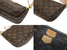 画像をギャラリービューアに読み込む, 極美品 LOUIS VUITTON ルイヴィトン ミュルティ ポシェット アクセソワール ショルダーバッグ M44840 モノグラム 中古 4b005583