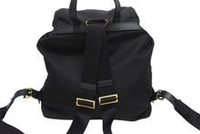 画像をギャラリービューアに読み込む, PRADA プラダ リュック テスート ロボット パッチ トライアングルロゴ 1BZ811 ナイロン レザー ブラック マルチカラー 美品 中古 4b005584