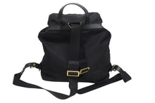 画像をギャラリービューアに読み込む, PRADA プラダ リュック テスート ロボット パッチ トライアングルロゴ 1BZ811 ナイロン レザー ブラック マルチカラー 美品 中古 4b005584