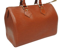 Load image into Gallery viewer, LOUIS VUITTON ルイヴィトン スピーディ25 ハンドバッグ ミニボストンバッグ エピレザー M43013 ブラウン 美品 中古 4b005586