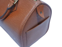 Load image into Gallery viewer, LOUIS VUITTON ルイヴィトン スピーディ25 ハンドバッグ ミニボストンバッグ エピレザー M43013 ブラウン 美品 中古 4b005586