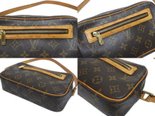 画像をギャラリービューアに読み込む, LOUIS VUITTON ルイヴィトン ポシェットシテ ワンショルダーバッグ M51183 モノグラムキャンバス レザー ブラウン 美品 中古 4b005588