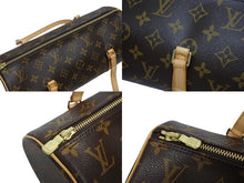 Load image into Gallery viewer, 新品同様 LOUIS VUITTON ルイヴィトン パピヨン30 ハンドバッグ M51385 筒型 モノグラムキャンバス ブラウン 中古 4b005589