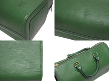 Load image into Gallery viewer, LOUIS VUITTON ルイヴィトン スピーディ30 ハンドバッグ M43004 カバン エピ グリーン レザー 美品 中古 4b005591