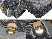 画像をギャラリービューアに読み込む, 新品同様 LOUISVUITTON ルイヴィトン パッチワーク ポスティ メッセンジャーバッグ M95375 モノグラムデニム グレー 中古 4b005595