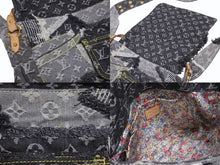 画像をギャラリービューアに読み込む, 新品同様 LOUISVUITTON ルイヴィトン パッチワーク ポスティ メッセンジャーバッグ M95375 モノグラムデニム グレー 中古 4b005595