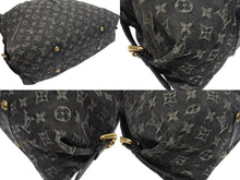 Load image into Gallery viewer, LOUIS VUITTON ルイヴィトン ネオカヴィ GM ハンドバッグ M95352 モノグラムデニム ブラック レザー ゴールド金具 美品 中古 4b005596