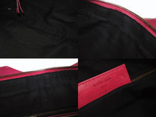 画像をギャラリービューアに読み込む, BALENCIAGA バレンシアガ ザシティ ショルダーバッグ ハンドバッグ 2way 115748 シープスキン ピンク 美品 中古 4b005603