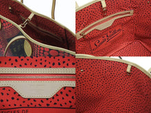 Load image into Gallery viewer, 極美品 LOUIS VUITTON ルイヴィトン ハンドバッグ M40686 ネヴァーフルMM 草間彌生 レッド ゴールド金具 中古 4b005608