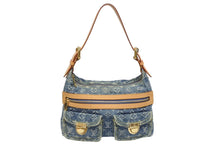 画像をギャラリービューアに読み込む, 極美品 LOUIS VUITTON ルイヴィトン モノグラムデニム バギーPM ショルダーバッグ ワンショルダー M95049 インディゴブルー 中古 4b005612