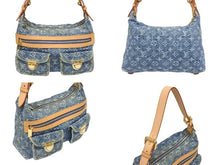 画像をギャラリービューアに読み込む, 極美品 LOUIS VUITTON ルイヴィトン モノグラムデニム バギーPM ショルダーバッグ ワンショルダー M95049 インディゴブルー 中古 4b005612
