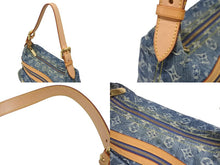 画像をギャラリービューアに読み込む, 極美品 LOUIS VUITTON ルイヴィトン モノグラムデニム バギーPM ショルダーバッグ ワンショルダー M95049 インディゴブルー 中古 4b005612
