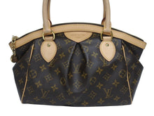 Load image into Gallery viewer, 新品同様 LOUIS VUITTON ルイヴィトン ティヴォリPM ハンドバッグ M40143 モノグラム PVC レザー ブラウン ゴールド金具 中古 4b005616