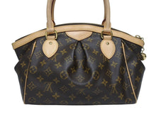 Load image into Gallery viewer, 新品同様 LOUIS VUITTON ルイヴィトン ティヴォリPM ハンドバッグ M40143 モノグラム PVC レザー ブラウン ゴールド金具 中古 4b005616