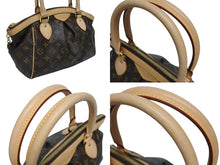 Load image into Gallery viewer, 新品同様 LOUIS VUITTON ルイヴィトン ティヴォリPM ハンドバッグ M40143 モノグラム PVC レザー ブラウン ゴールド金具 中古 4b005616