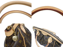 Load image into Gallery viewer, 新品同様 LOUIS VUITTON ルイヴィトン ティヴォリPM ハンドバッグ M40143 モノグラム PVC レザー ブラウン ゴールド金具 中古 4b005616